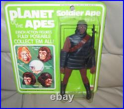 MEGO PLANET OF THE APES SOLDIER APE 8-HIGH GRADE -VINTAGE 70's MINT ON CARD
