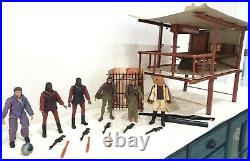MEGO PLANET OF THE APES TREE HOUSE GIFT SET with 8 Figures 1970's