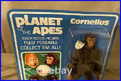 MEGO Planet Of The Apes CORNELIUS c. 1967 MOC UNPUNCHED TYPE 1 BEAUTIFUL