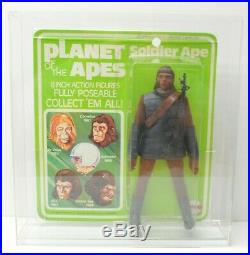 MEGO Planet of the Apes Soldier Ape action figure VINTAGE NIP with Display case