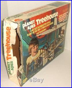 MEGO vintage PLANET OF THE APES TREEHOUSE PLAYSET IN BOX 1974 exc cond POTA