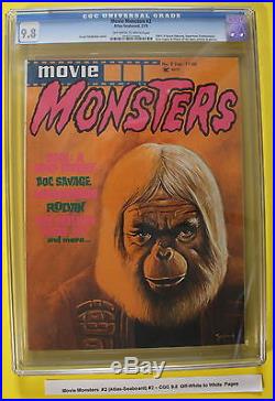 MOVIE MONSTERS #2 Atlas Seaboard POTA Planet of the Apes 1975 RODAN CGC NMMT 9.8