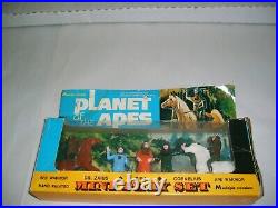 MPC PLANET OF THE APES MINI PLAYSET Zira Cornelius Zaius Multiple Toymakers RARE