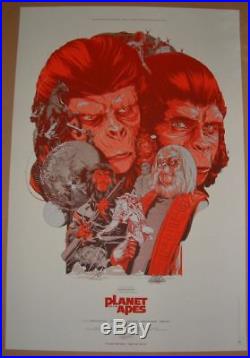 Martin Ansin Planet of the Apes Movie Poster Variant Print Mondo Art 2012