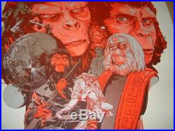 Martin Ansin Planet of the Apes Movie Poster Variant Print Mondo Art 2012