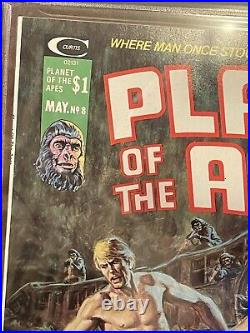Marvel Comics 1975 Planet of the Apes #8 Magazine CGC 9.8 / Don Rosa Pedigree