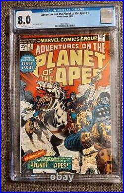 Marvel Comics Adventures On The Planet Of The Apes 1 CGC Graded 8.0