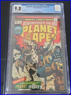 Marvel Comics Adventures on The Planet of the Apes #1 1975 CGC 9.8