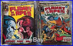 Marvel Original Comics 1975/6- Planet Of The Apes/dracula Lives -81 Mags In Tota