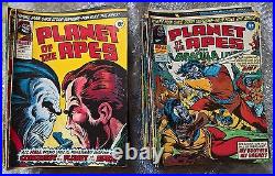 Marvel Original Comics 1975/6 Planet Of The Apes/dracula Lives 81 Mags In Total