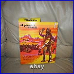 Mego CIPSA 8 Planet Apes Gral Urko 1975-ALL ORIGINAL-MEXICO-NEW IN OPENED BOX