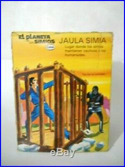 Mego Cipsa Planet Of The Apes Jail In Original Box Made In Mexico Rare Htf