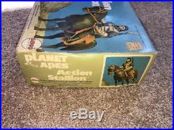 Mego Planet Of The Apes Action Stallion With Box