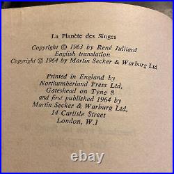 Monkey Planet by Pierre Boulle Rare First UK Edition 1964 HC Planet of The Apes