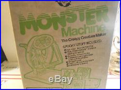 Monster Machine Maker Box Vintage 1977 Gabriel Frankenstein Muck Galaxogg Etc