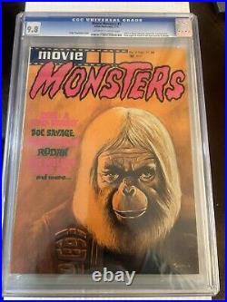 Movie Monsters #2 CGC 9.8 Planet of the Apes Highest Graded (1975)