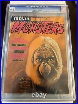 Movie Monsters #2 CGC 9.8 Planet of the Apes Highest Graded (1975)