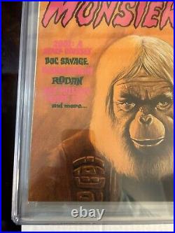 Movie Monsters #2 CGC 9.8 Planet of the Apes Highest Graded (1975)