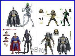 NECA DC Batman vs Aliens Predator NYCC 2019 Comic-Con Exclusive 7 Figure 4 Set