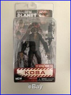 NECA Dawn Of The Planet of the Apes LOT Caesar, Luca, Koba Figures