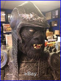 NECA Planet Of The Apes Warrior Foam Bust Very Rare! Very Detailed! Wow