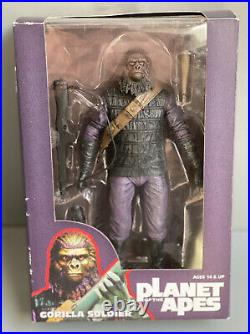 NECA Reel Toys Planet of the Apes GORILLA SOLDIER Action Figure (Sealed) Movie
