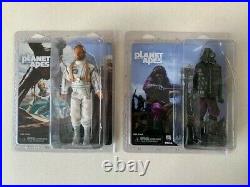 Neca/Reel Toys, Planet Of The Apes pair of action figures. Taylor / Gorilla