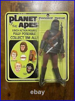 ORIGINAL 1970s Mego Planet of the Apes 8 General Ursus Mint on Card MOC