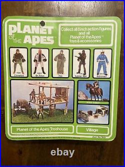 ORIGINAL 1970s Mego Planet of the Apes 8 Soldier Ape Figure Mint on Card MOC