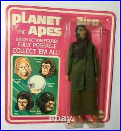ORIGINAL 1974 Mego Planet of the Apes 8 Zira Action Figure CARDED