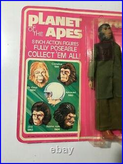 ORIGINAL 1974 Mego Planet of the Apes 8 Zira Action Figure CARDED