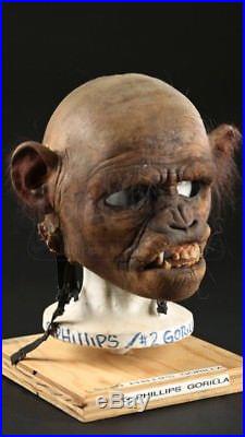 ORIGINAL 2001 Planet of the Apes Rare Battle Chimp mask Film Propstore COA