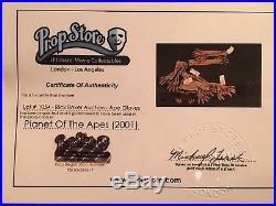 ORIGINAL 2001 Planet of the Apes ULTRA RARE Chimp full hands, fingers THUMBS