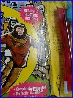 Official Planet of the Apes skydiving parachutist brand new on card. Vintage