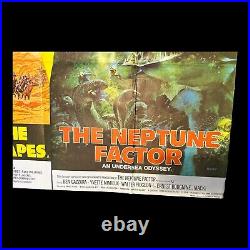Original 1973 Battle For The Planet Of The Apes / The Neptune Factor Film Poster