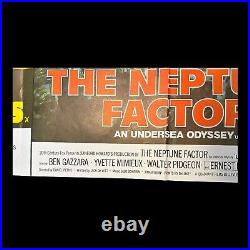 Original 1973 Battle For The Planet Of The Apes / The Neptune Factor Film Poster