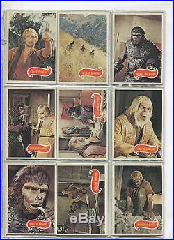 Original 1974 Planet of the Apes Movie Complete set 66 POTA High Grade