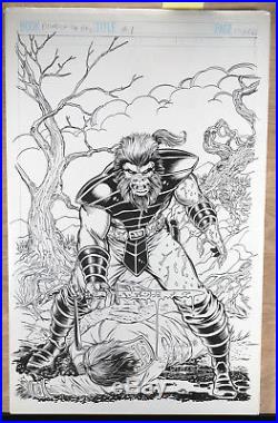 Original Art Cover, Planet Of The Apes Blood Of The Apes #1, Butler, 1991
