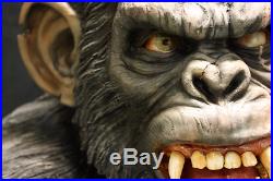 PAINTED planet of the apes life size bust koba PAINTED