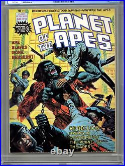 PLANET OF THE APES #18 CGC 9.6 1976 WHITE Pages MAGAZINE Marvel Movie