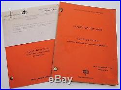 PLANET OF THE APES 1967 Original Movie Script & also the 5 page TEST SEQUENCE