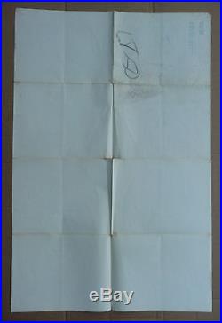 PLANET OF THE APES 1968 Genuine 1-sheet poster Charlton Heston Rod Serling 68/50