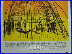 PLANET OF THE APES 1968 ORIG 27X41 MOVIE POSTER CHARLTON HESTON RODDY McDOWALL