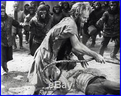 PLANET OF THE APES (1968) Set of 5 vntg orig dbl wt semi-glossy French stills FN