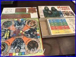 PLANET OF THE APES 1974 Milton Bradley GameCOMPLETE Spectacular Minty Unpunched