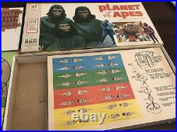 PLANET OF THE APES 1974 Milton Bradley GameCOMPLETE Spectacular Minty Unpunched