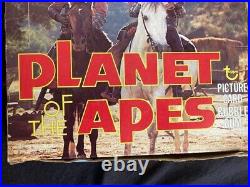 PLANET OF THE APES 1974 TV Topps series empty card box UK original