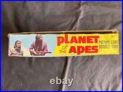 PLANET OF THE APES 1974 TV Topps series empty card box UK original