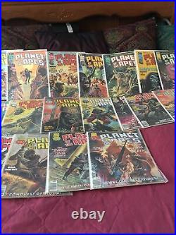 PLANET OF THE APES #1-29 magazine POTA Curtis complete