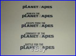 PLANET OF THE APES Collectors Set BOX Laser disc WithOBI With booklet 12P